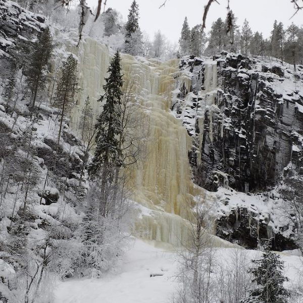 Frozen Waterfalls in Korouoma Canyon adventure