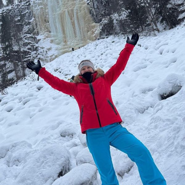 Korouoma Canyon Frozen Waterfalls
