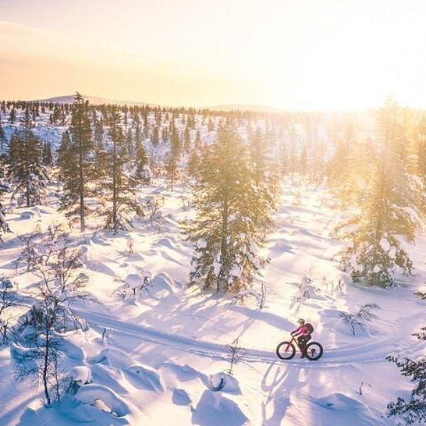 Private Electric Fat Bike Tour in Saariselkä